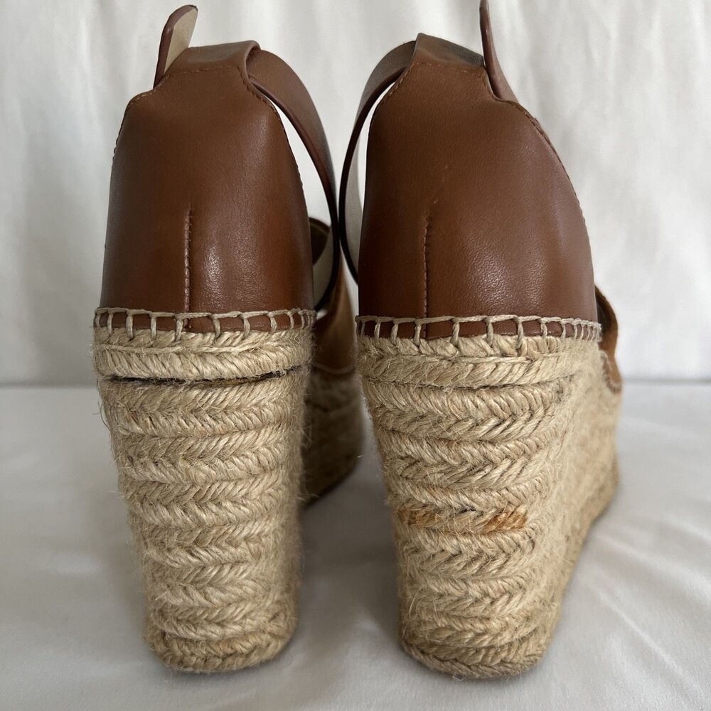 Marc Fisher Camel Tan Platform Espadrilles Wedges… - image 4